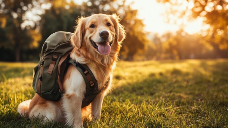 Mochila para perro guía y de alerta médica: Requisitos de identificación y adaptaciones para necesidades especiales